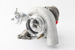 Xona CAN-AM X3 XR4351S X2C turbocharger, angled view showing compressor wheel, wastegate actuator, and X2C housing marking