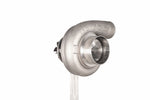 Xona XR 4951S X2C turbocharger, front angled view showing compressor housing and outlet flange