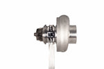 Xona XR 4951S X2C turbo, side view showing compressor wheel, housing and bearing section