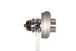 Xona XR 6157S X2C turbo, front angle showing compressor wheel, housing and clamp fitting