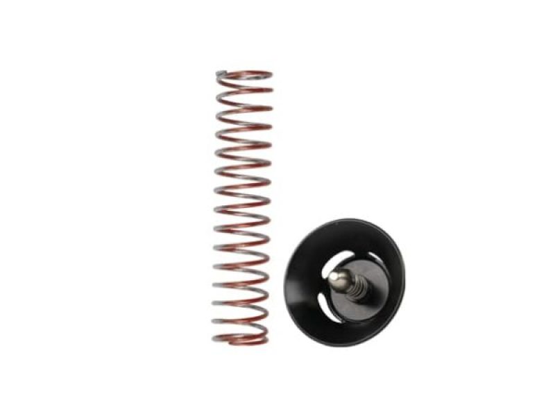 Turbosmart BOV Smart Port 60mm Upgrade Kit in black, showing coil spring and valve piston