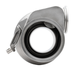 Xona Rotor XR-57S .80 A/R IWG turbine housing, angled view showing V-band outlet and wastegate flange