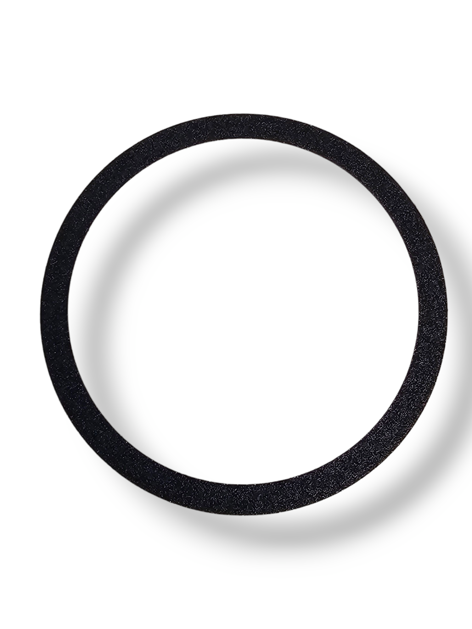 APS Turbo Compressor Cover Gasket, black round ring shown flat against a white background