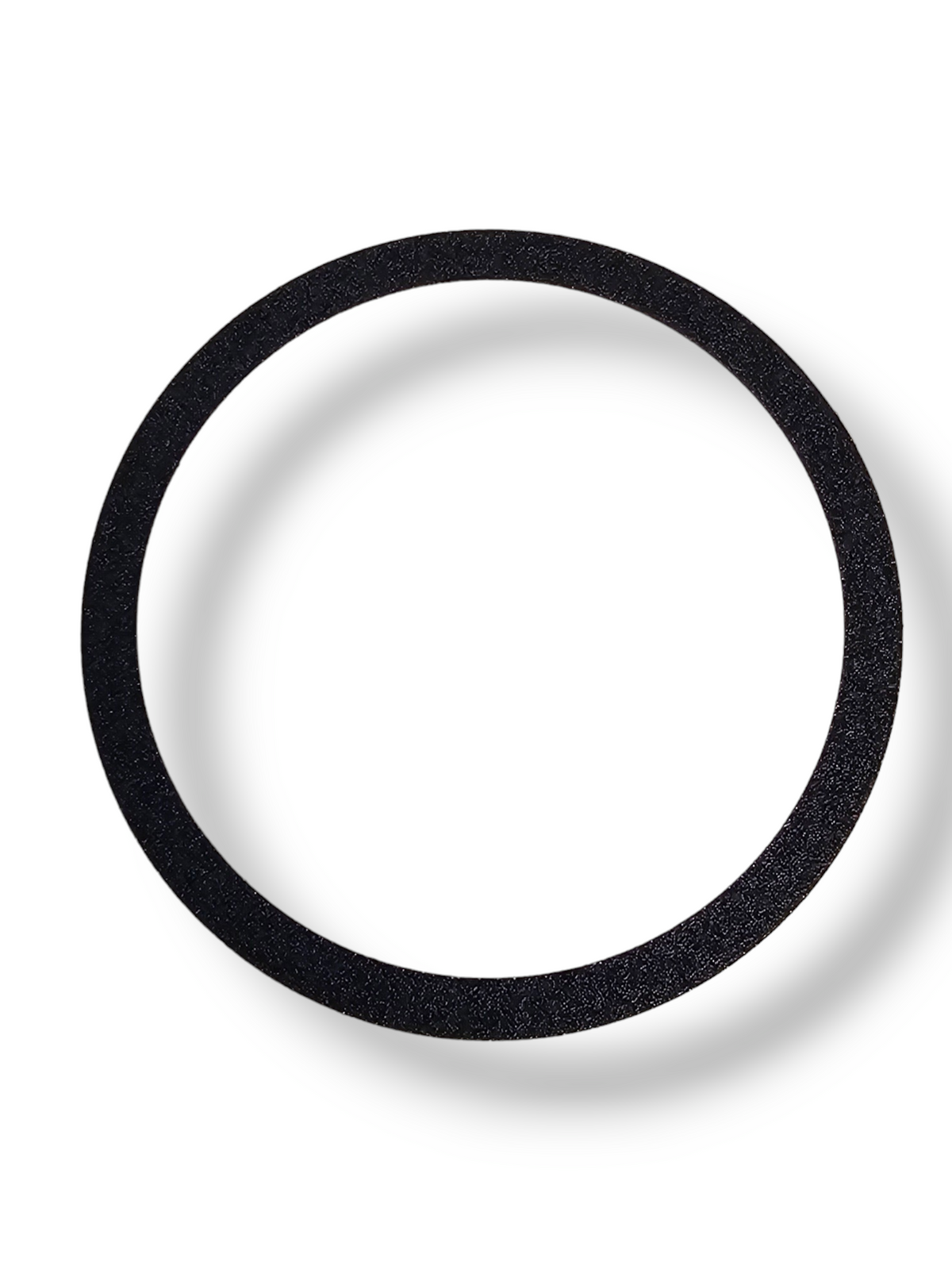 APS Turbo Compressor Cover Gasket, black round ring shown flat against a white background