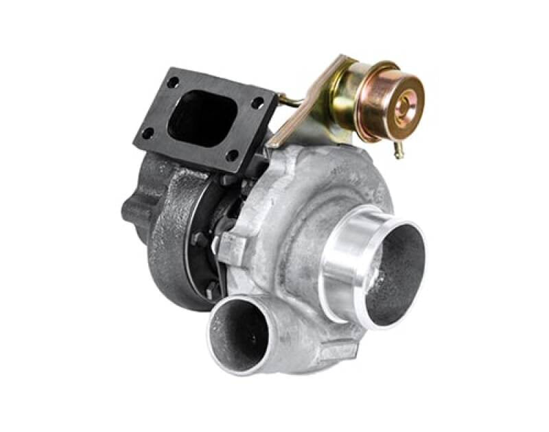 Garrett GT2860RS turbocharger, 0.86 A/R, front angle view showing wastegate actuator and flange inlet