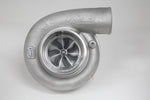 Xona Rotor 82-68 X3C turbocharger, front view showing compressor wheel, housing, and outlet elbow