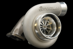 Boost Lab BL6662X billet turbocharger, front angle view showing compressor wheel and inlet housing