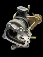Boost Lab TD06SL2-54X turbocharger, angled view showing compressor housing, wastegate actuator and flange bolt holes