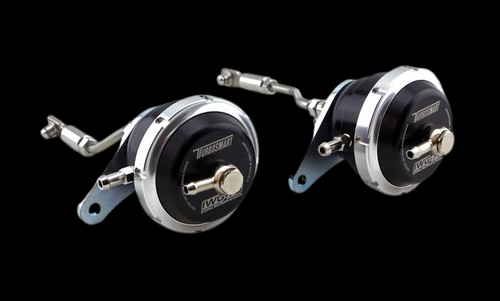 Turbosmart 7 PSI Internal Wastegate Kit for R35 GT-R, pair with actuators and linkage rods